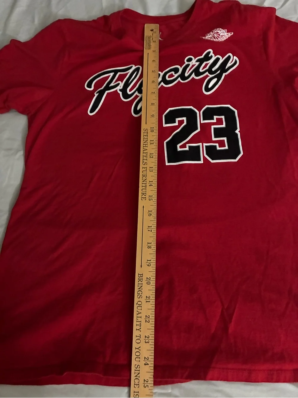 Michael Jordan #23 Flycity Air Jordan Vintage Jersey T-Shirt Size Medium